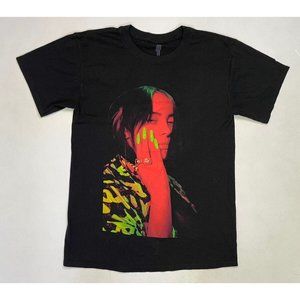 Black Graphic Billie Eilish Short Sleeve Tee